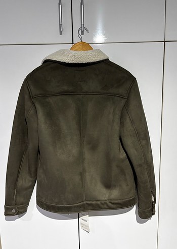 Kürklü Süet Erkek Ceket Zara S Etiketli - Görsel 2