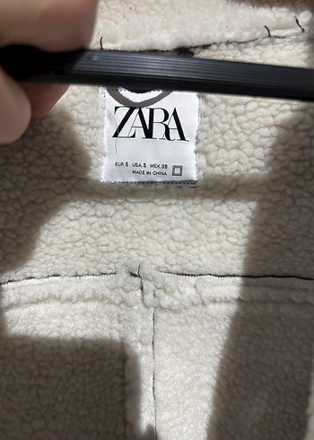 Kürklü Süet Erkek Ceket Zara S Etiketli - Görsel 3