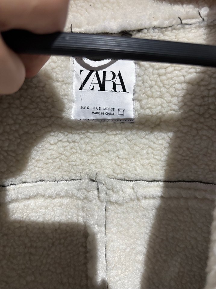 Kürklü Süet Erkek Ceket Zara S Etiketli - Görsel 3