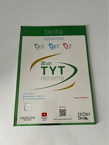 345 2024 TYT BİYOLOJİ DENEMESİ