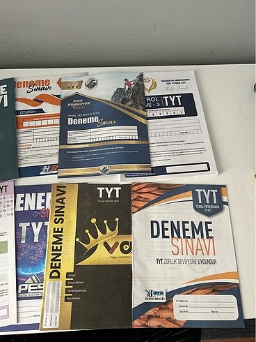 12 adet TYT deneme paketi karışık