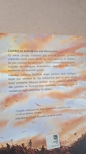  Beden Andy Mulligan - Çöplük 