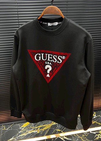 Guess Siyah Sweatshirt