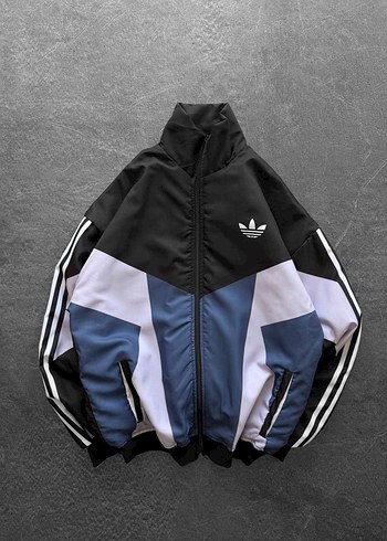 Adidas Retro Bloklu Spor Ceket