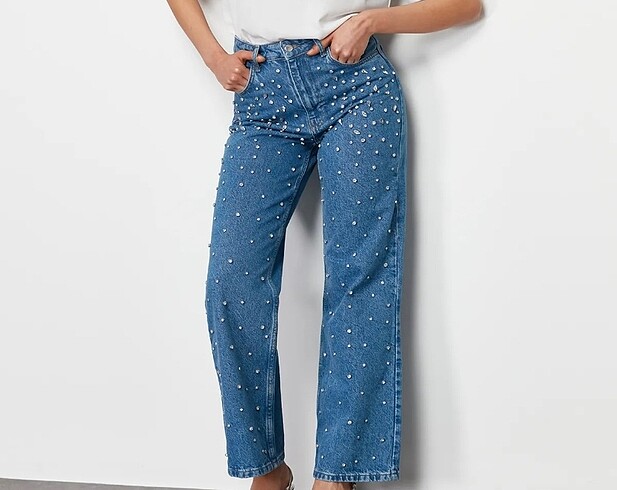 Trendyol & Milla Taşlı pantolon