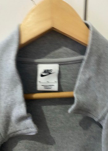 Gri Nike Fermuarlı Erkek Sweatshirt - Görsel 2