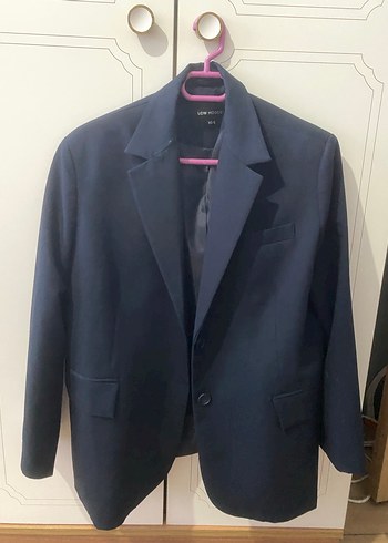 Lacivert Kadın Blazer Ceket - Görsel 4