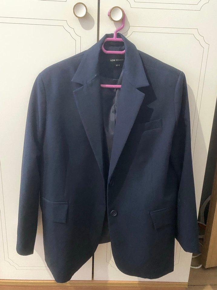 Lacivert Kadın Blazer Ceket - Görsel 4