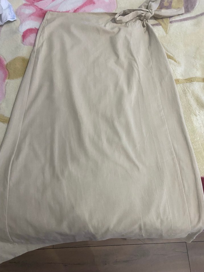 Bej, Uzun, Salaş Bohem Kadın Etek - Görsel 2