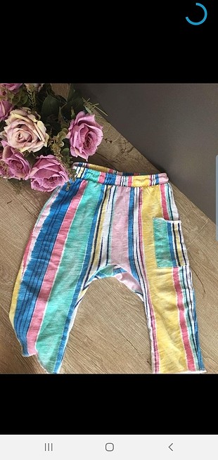 çizgili çocuk pantolonu