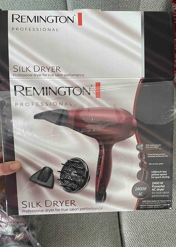  Beden Kırmızı Remington Silk Saç Kurutma Makinesi