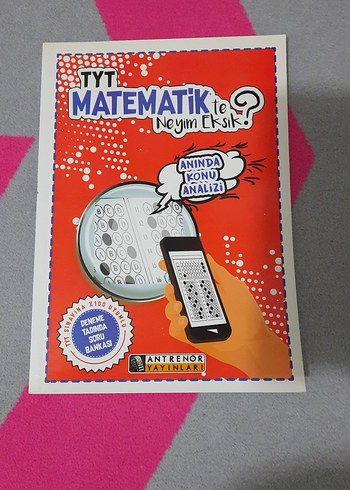 TYT Matematikte Neyim Eksik? Konu Analizi Kitabı