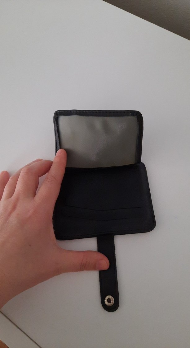 Siyah Baskılı Erkek Cüzdan - Görsel 3