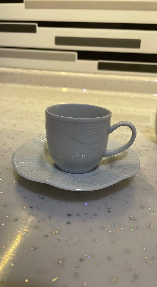 Beyaz Seramik 6'lı Fincan Takımı - Görsel 2