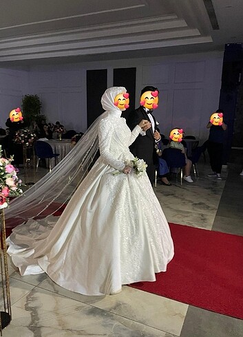 Diğer Saten A kesim Gelinlik 