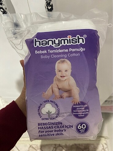 Bebek temizleme pamuğu