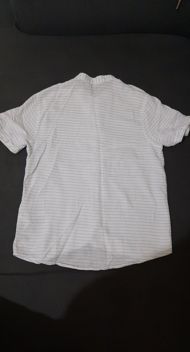 Erkek Gömlek Düğmeli Kısa Kollu - Görsel 4