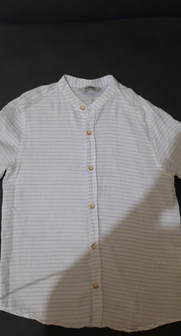 Erkek Gömlek Düğmeli Kısa Kollu - Görsel 2