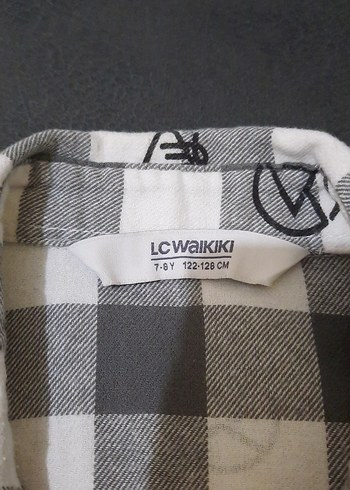 Erkek Çocuk Gri Kareli Baskılı Gömlek - Görsel 3