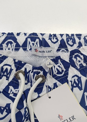 Moncler Renkli Baskılı Erkek Mini Şort - Görsel 3