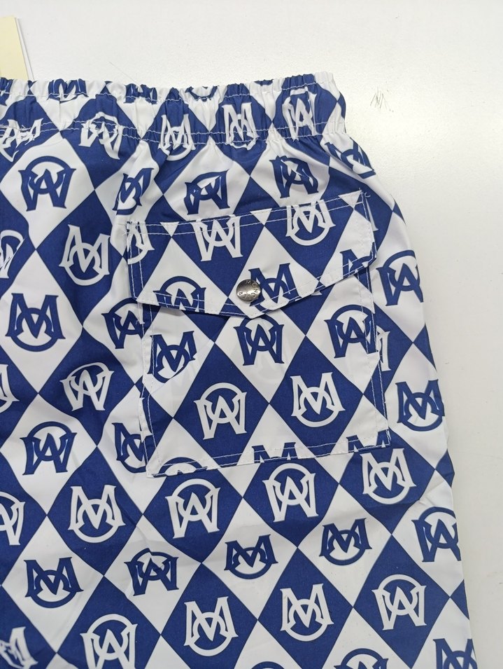 Moncler Renkli Baskılı Erkek Mini Şort - Görsel 5