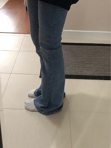 Bershka ispanyol paça pantolon