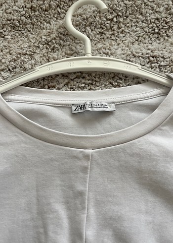 s Beden beyaz Renk Beyaz Uzun Kollu Crop Top