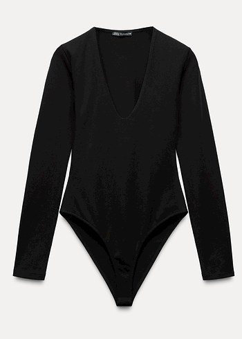 Zara Siyah Bodysuit