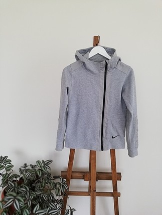 Nike advance 15 fleece kadın gri kapuşonlu ceket