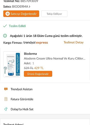 Bioderma Bıoderma atoderm creme
