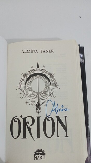  İMZALI ORİON ALMİNA TANER KİTAP