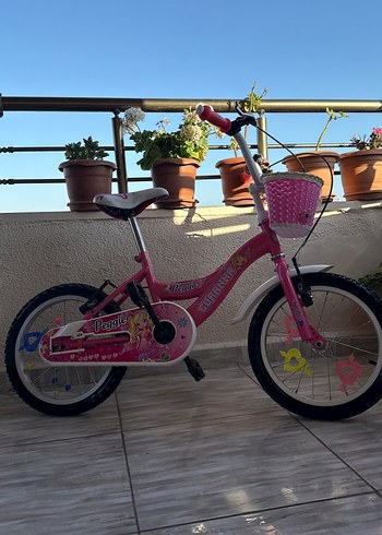 Pembe Renkli Çocuk Üç Tekerlekli Bisiklet