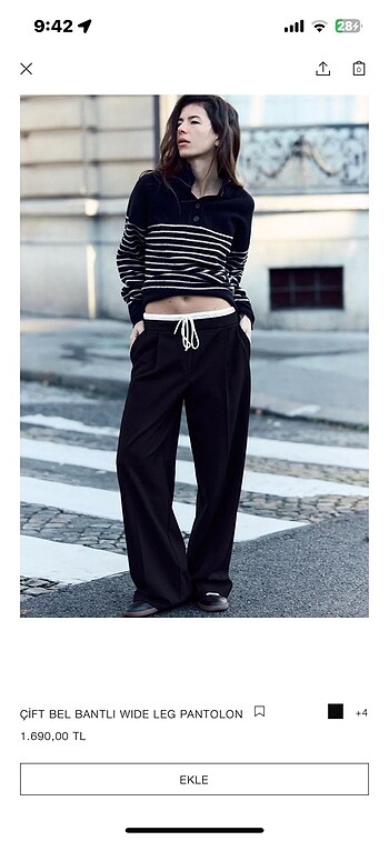 ZARA PANTOLON