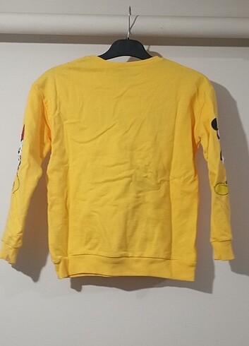 10 Yaş Beden sarı Renk Çocuk sweatshirt