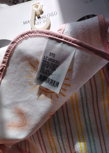 Bebek için renkli baskılı önlük - Görsel 5