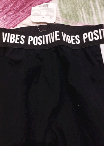 Kız Çocuk Siyah Renkli Bağlamalı Tayt - Görsel 3