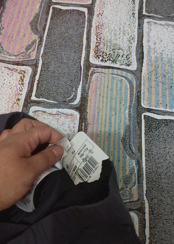 Kız Çocuk Siyah Baskılı Yırtmaçlı Tayt - Görsel 4