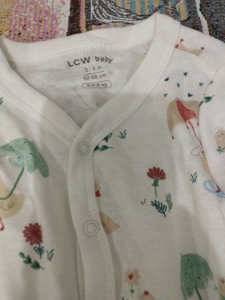 Uzun Kollu Pamuklu Bebek Tulum - Görsel 3