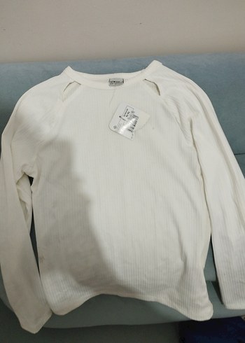 Beyaz Çocuk sweatshirt - Görsel 2