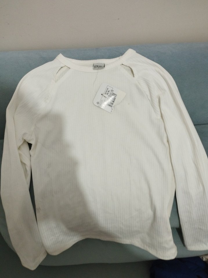 Beyaz Çocuk sweatshirt - Görsel 2