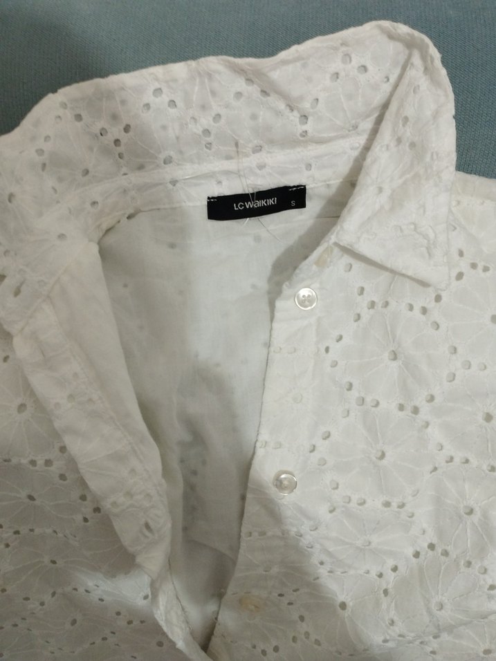 Uzun Kollu Beyaz Bohem Uzun Elbise - Görsel 2