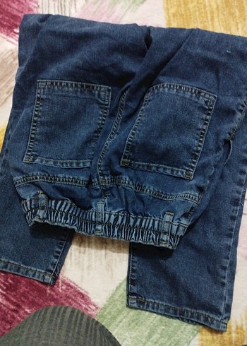 Koyu Mavi Belden Kemerli Bol Kesim Kot - Görsel 5