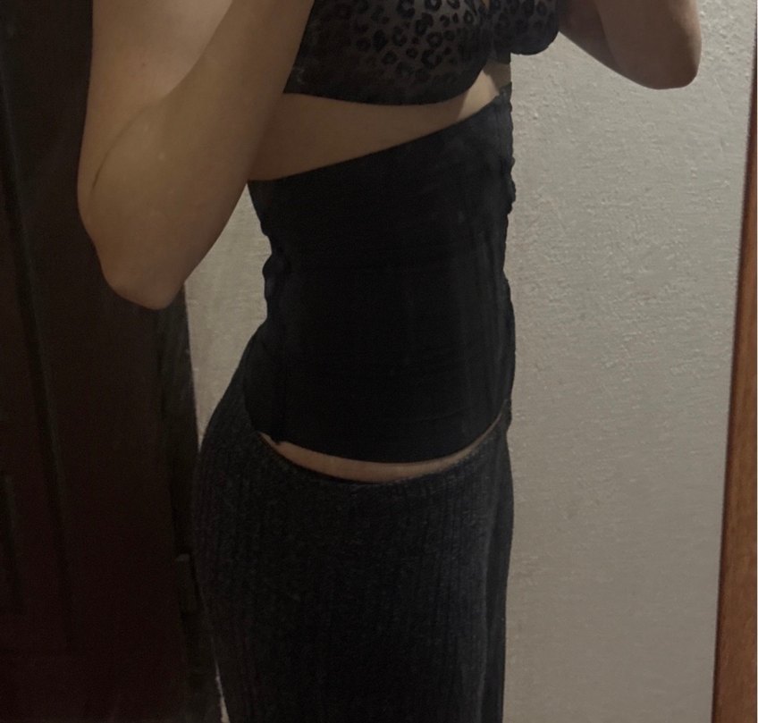 Siyah Bel Korsesi, Orta Boy, Sıkı Oturan - Görsel 3