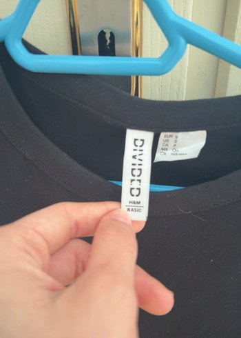 Siyah Kadın Kısa Kollu Crop-Tişört - Görsel 2