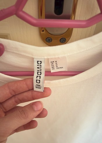 Kadın Beyaz Kısa Kollu Basic Tişört Crop - Görsel 2