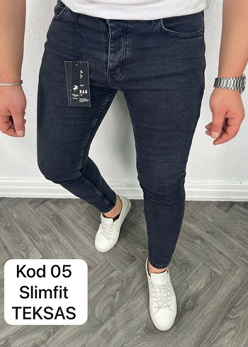 Siyah Regular Fit Erkek Kot Pantolon - Görsel 12