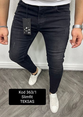 Siyah Regular Fit Erkek Kot Pantolon - Görsel 16