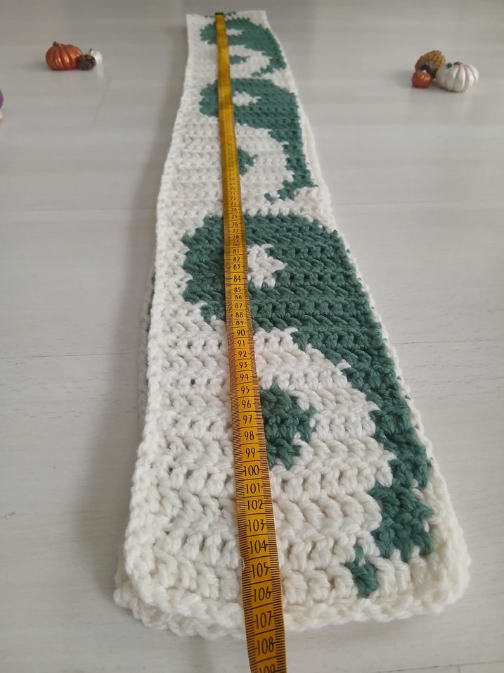 Yin yang unisex atkı - Görsel 5