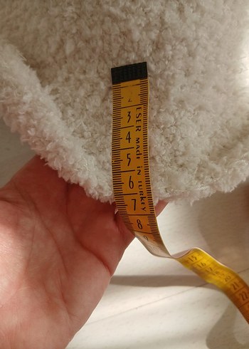 Peluş Detaylı Bej Bucket Şapka - Görsel 8