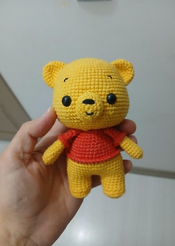Winnie the Pooh amigurumi figür oyuncak - Görsel 3